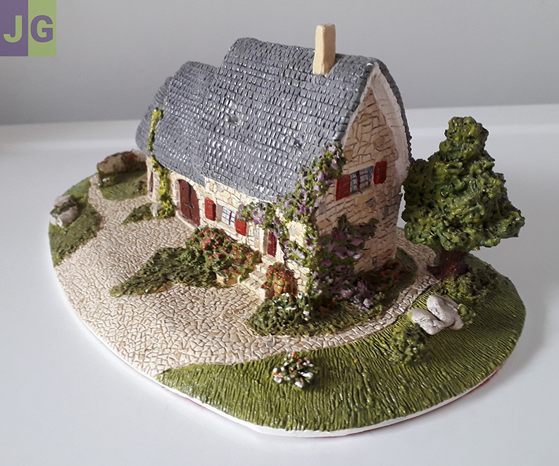 Maison Cottage Chaumière miniature.