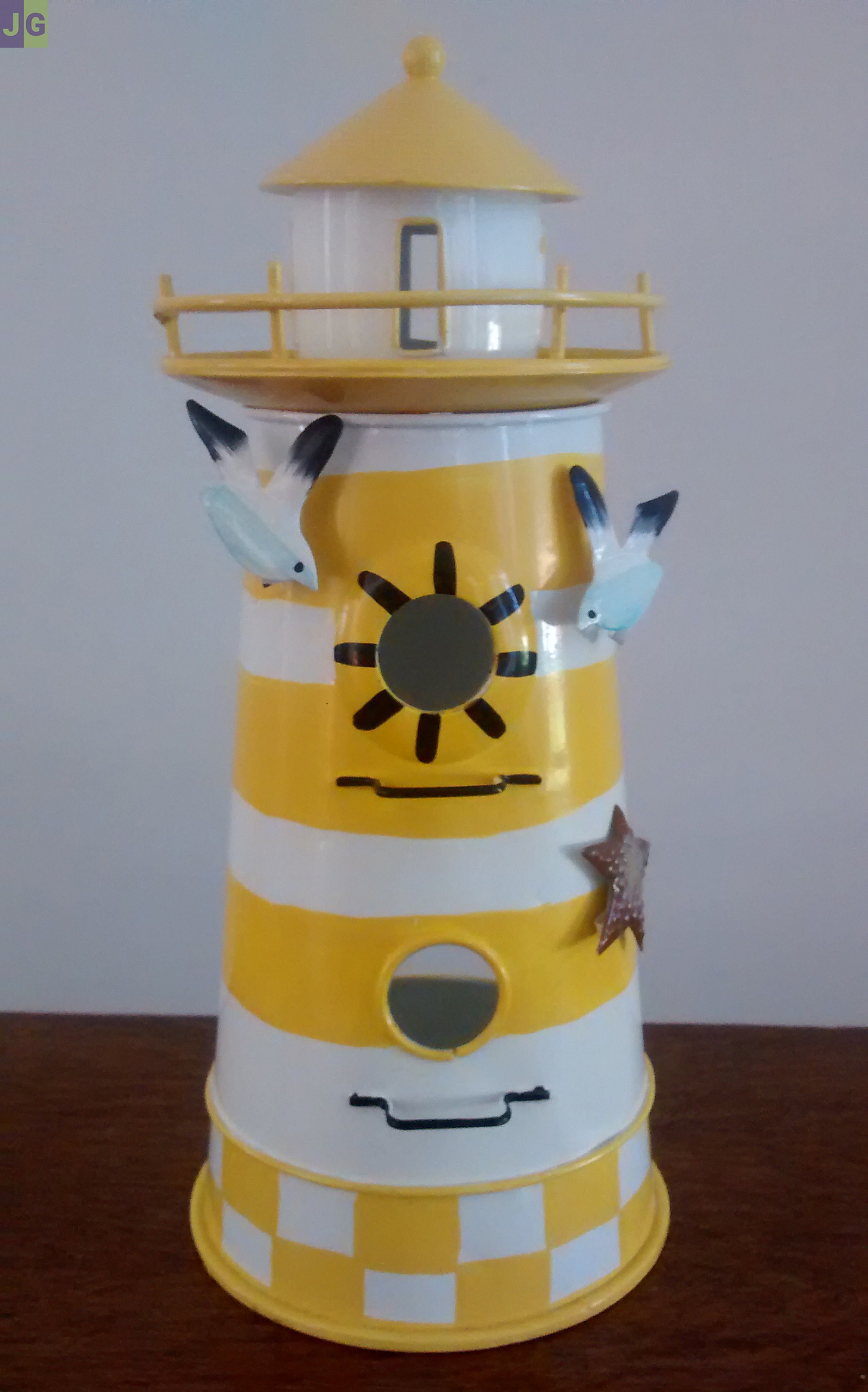 PHARE Photophore. 1 bougie (rechargeable)
