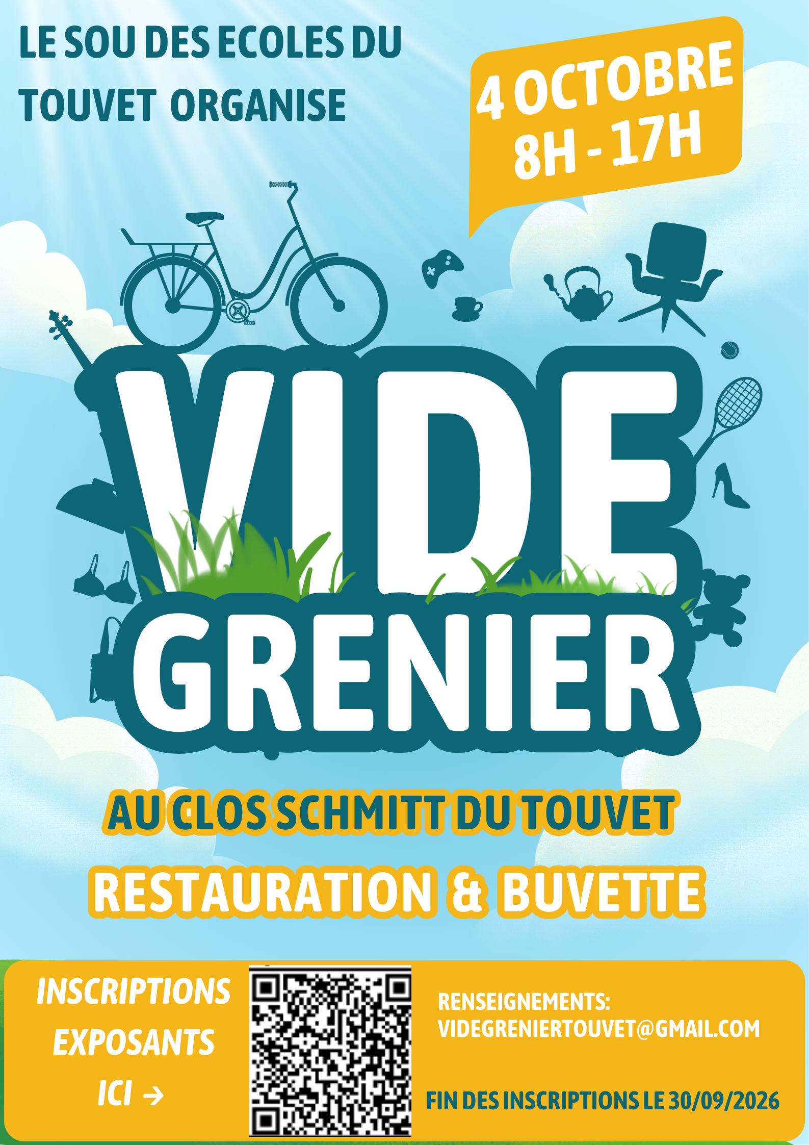 Vide Greniers du Sou des Ecoles Le Touvet