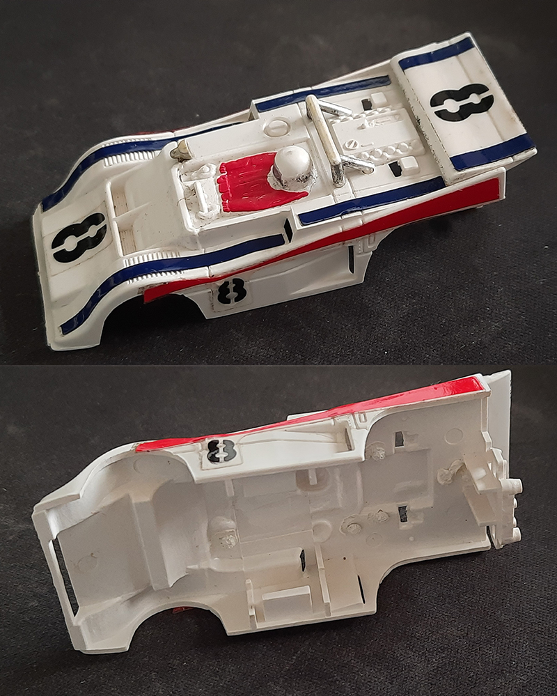 TCR Carrosserie proto N°8 blanc, bleu, rouge