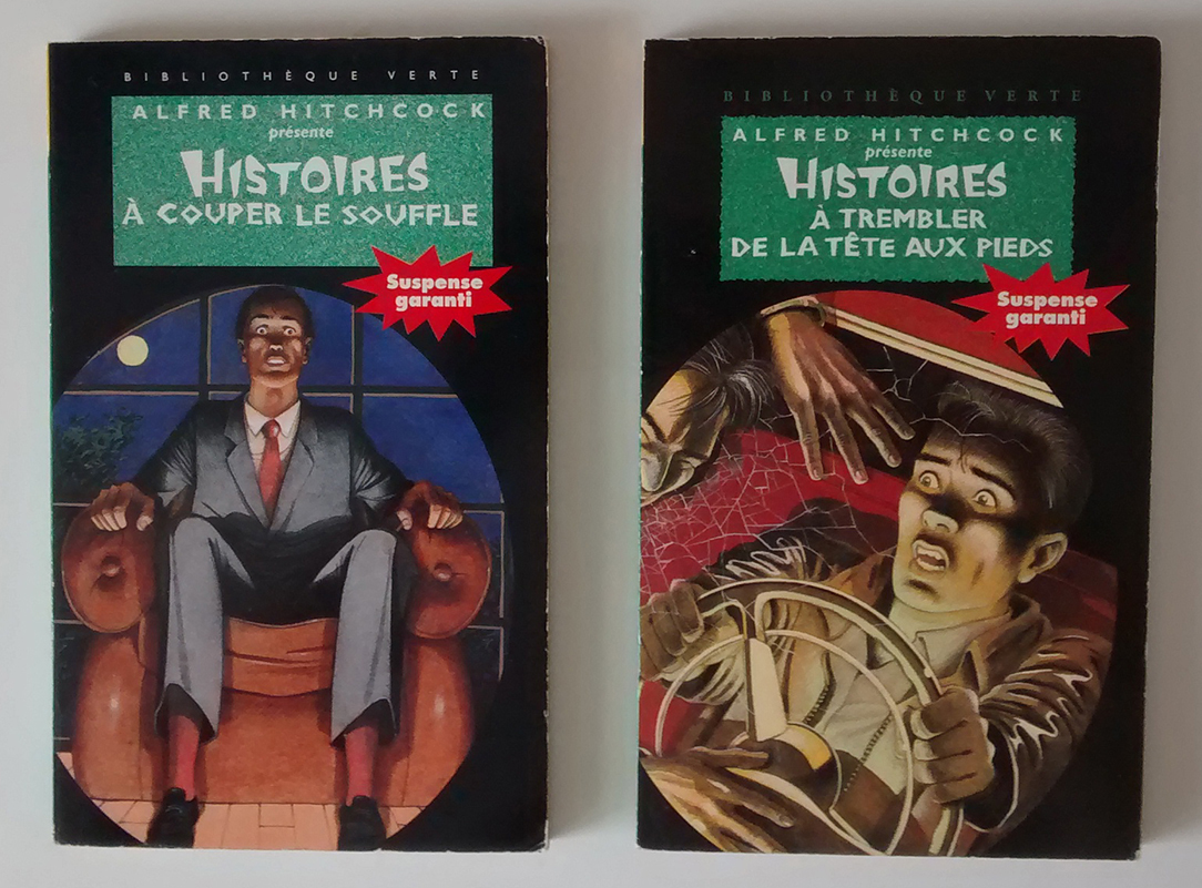 2 Livres. Alfred Hitchcock. Suspense garanti. Dès 10 ans